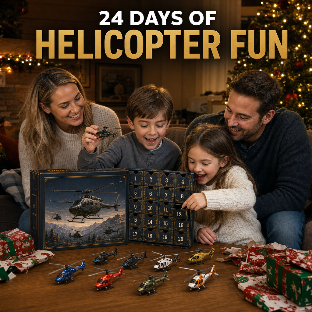 2026 Helicopter Legends Advent Calendar – 24 Days of Collectible Helicopter Surprises