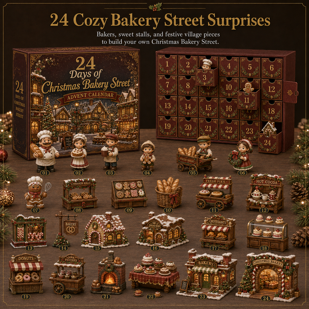 🎄 Christmas Village Friends Advent Calendar | 24-Day Collectible Village Set