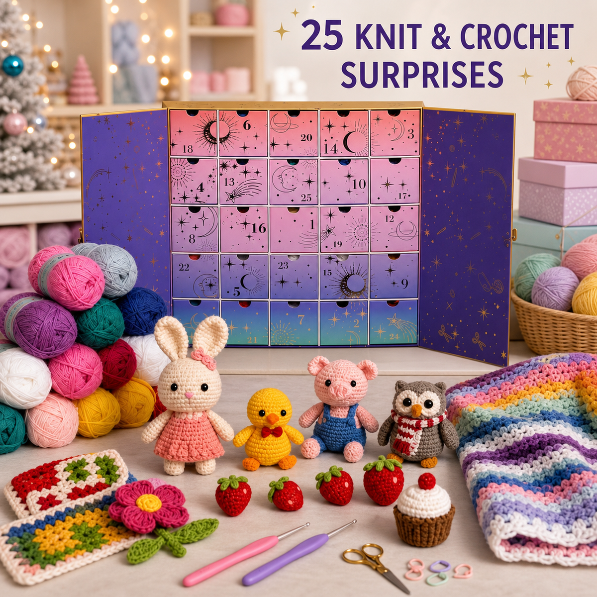 🧶 2026 Crochet Advent Calendar – 25 Days of Yarn & Creative Surprises