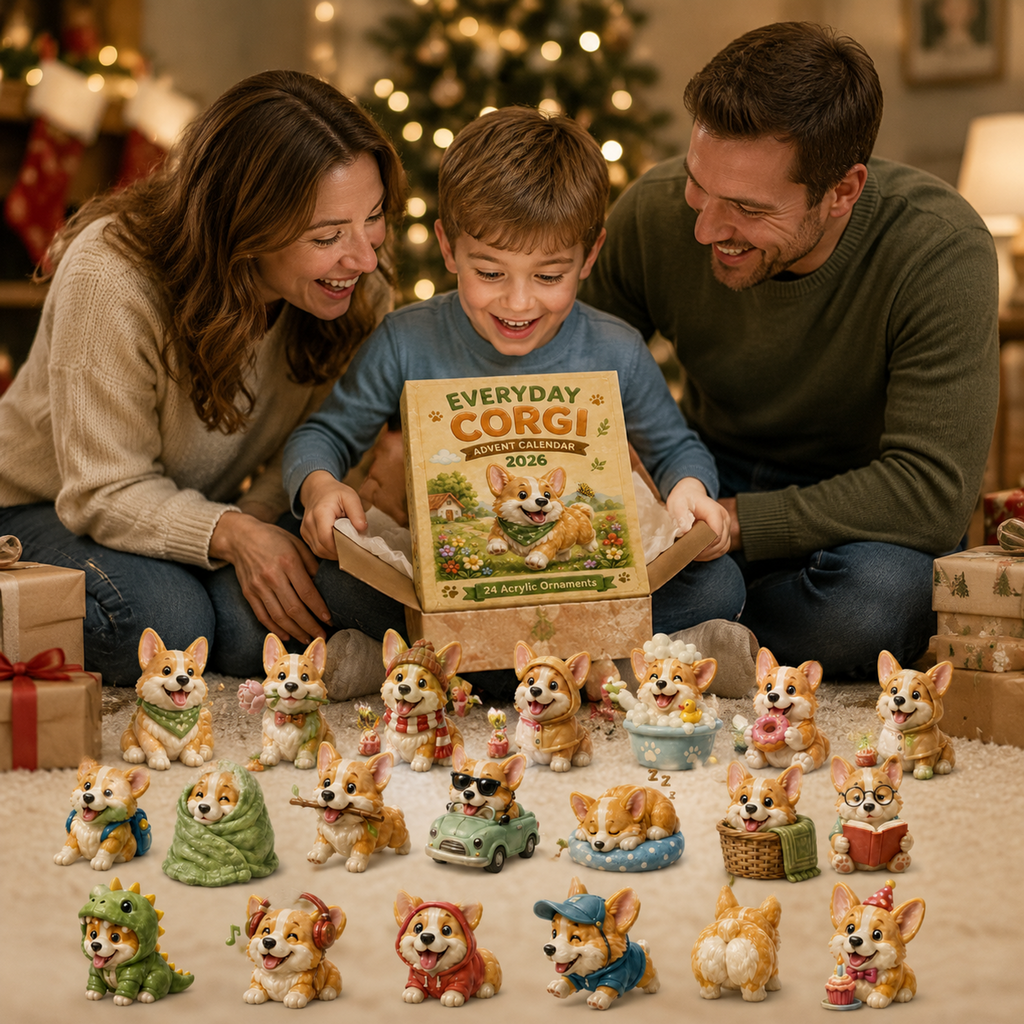 Everyday Corgi Advent Calendar 2026 – 24 Acrylic Charm Surprises