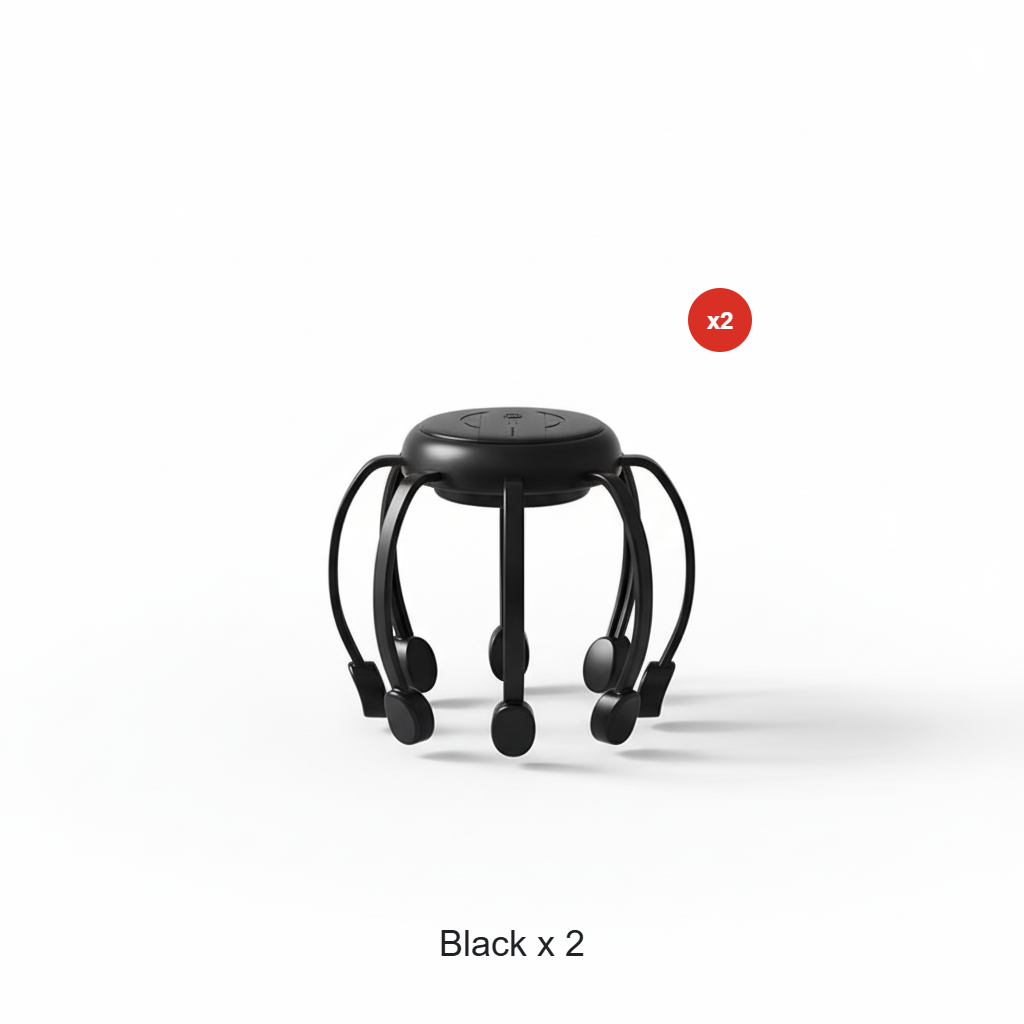 🐙 50% OFF NOW ! 💆‍♂️ Intelligent Octopus Head Massager – Relaxing Kneading, Multiple Modes & Portable Design 🔋