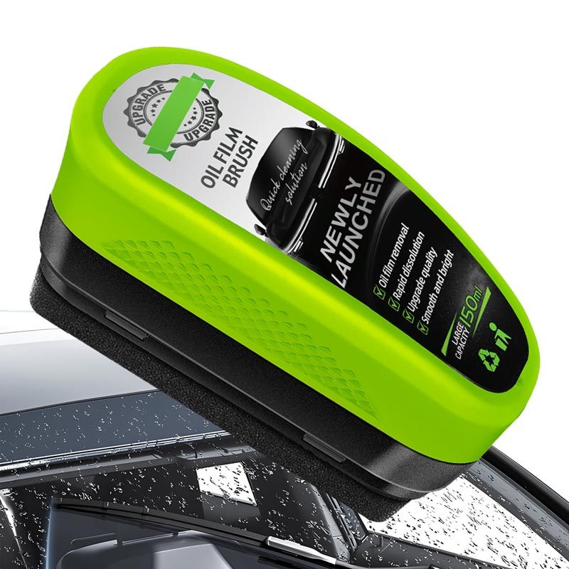 🔥Buy 2 Get 1 Free🚗 Windshield Oil Film Remover Brush – Clear Car Glass Cleaner