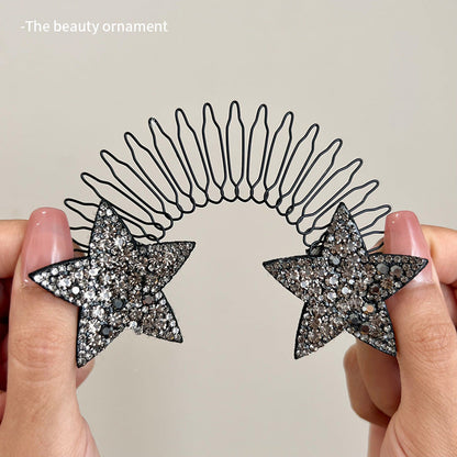 💇‍♀️✨ Flexible Invisible Hair Comb—invisible, flexible, and non-slip—instantly creates a perfectly secure hold! 🌟